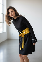 Učitaj fotografiju u galeriju , Punija pamučna haljina sa kaišem
