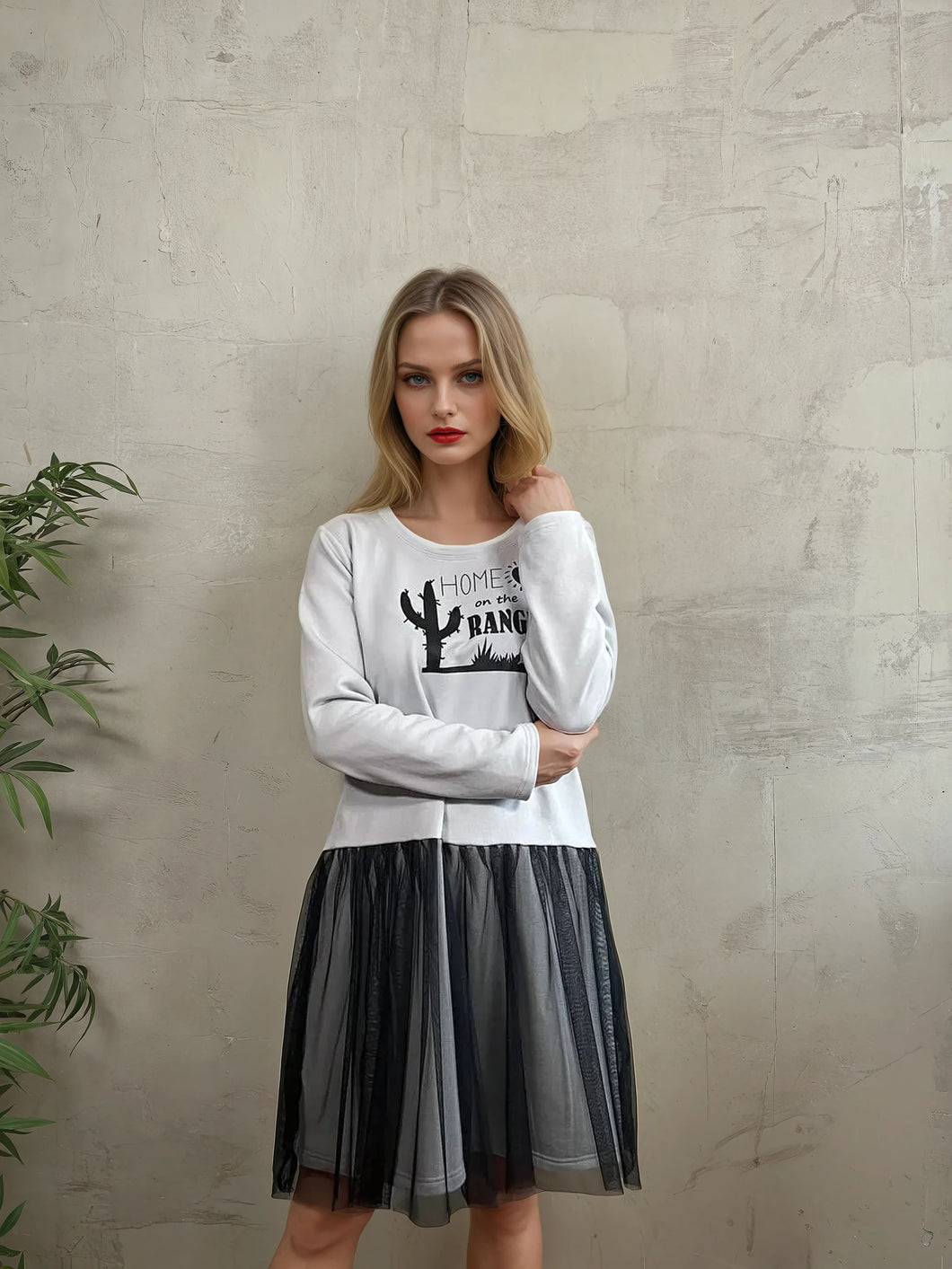 Led siva duks haljina sa tilom